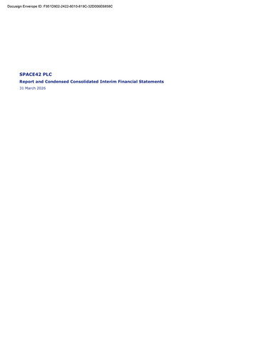 Thumbnail SPACE42 Quarterly Report 2026-q1