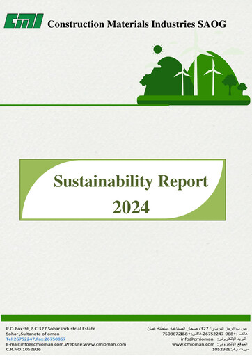 Vorschaubild Construction Materials Industries Nachhaltigkeitsbericht 2024