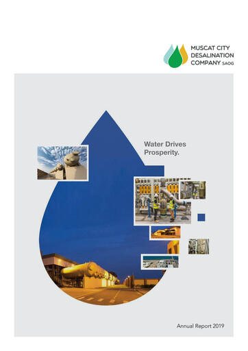 Thumbnail Muscat City Desalination Company Annual Report 2019