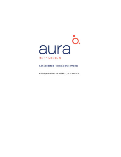 Thumbnail Aura Minerals Financial Statement 2019