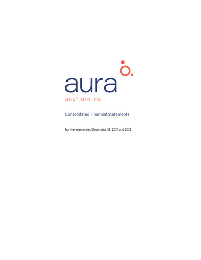 Thumbnail Aura Minerals Financial Statement 2023