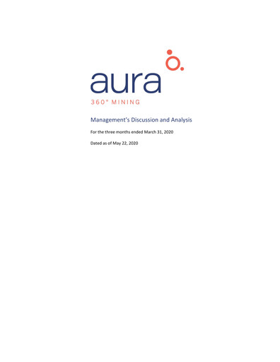 Thumbnail Aura Minerals Quarterly Report 2020-q1