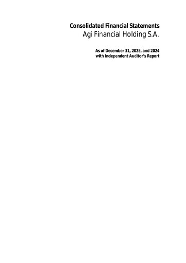 Vorschaubild AGI Inc (Agibank) Finanzmitteilung 2025