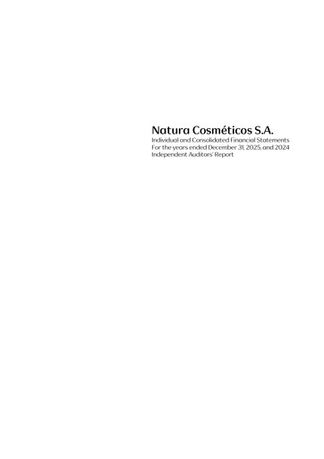Thumbnail Natura Cosméticos S.A. Financial Statement 2025