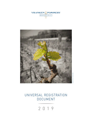 Thumbnail maison pommery & associes Universal Registration Document 2019