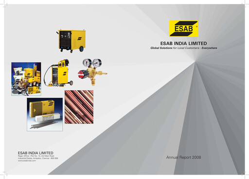 Thumbnail ESAB India Annual Report 2008