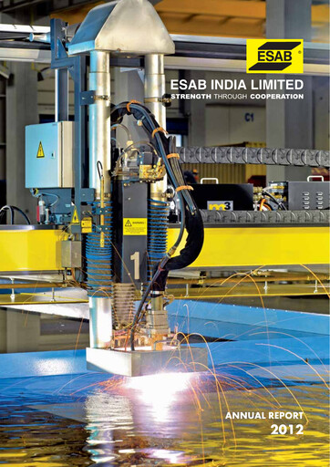 Thumbnail ESAB India Annual Report 2012
