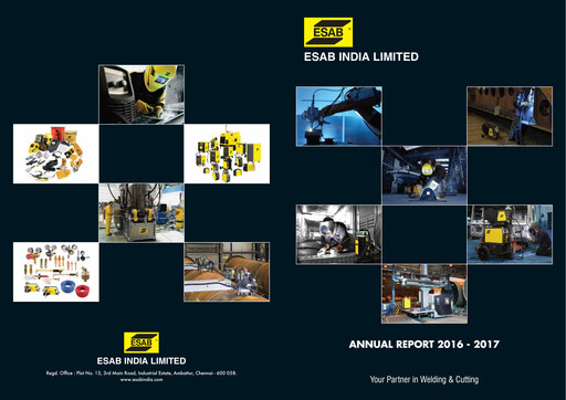 Thumbnail ESAB India Annual Report 2016-2017
