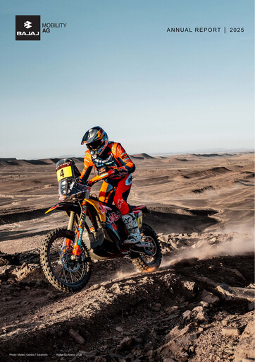 Miniature Bajaj Mobility AG Rapport annuel 2025