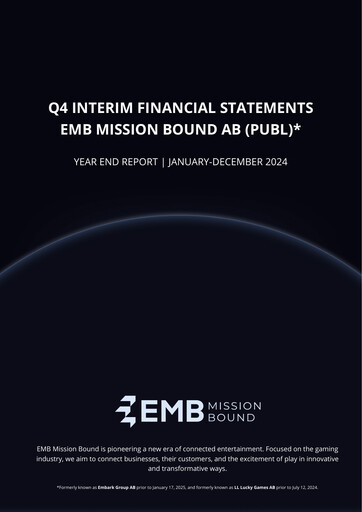 Thumbnail EMB Mission Bound AB (publ) Quarterly Report 2024-q4