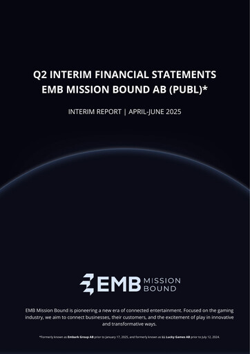 Thumbnail EMB Mission Bound AB (publ) Quarterly Report 2025-q2