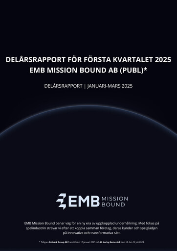 Thumbnail EMB Mission Bound AB (publ) Quarterly Report 2025-q1