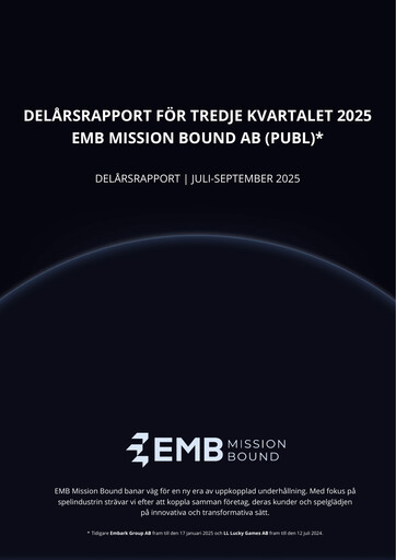 Thumbnail EMB Mission Bound AB (publ) Quarterly Report 2025-q3