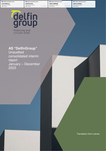 Thumbnail DelfinGroup AS Financial Report 2023