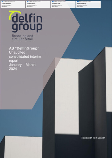 Vorschaubild DelfinGroup AS Quartalsbericht 2024-q1