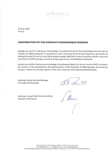 Thumbnail APB Apranga Half-year Report 2023-h1