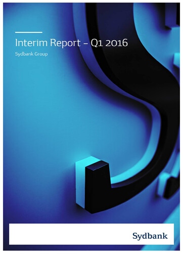 Thumbnail AL Sydbank A/S Quarterly Report 2016-q1