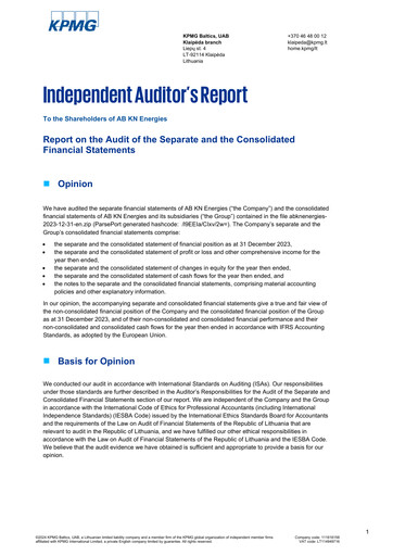 Thumbnail AB KN Energies Financial Statement 2023