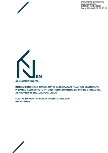 Thumbnail AB KN Energies Half-year Report 2020-h1