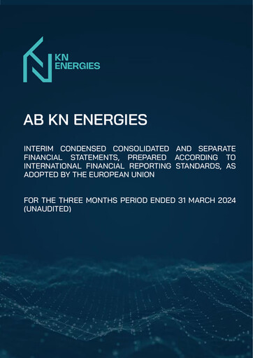 Miniature AB KN Energies Rapport trimestriel 2024-q1