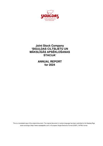 Thumbnail AS Siguldas Ciltslietu Un Maksligas Apseklosanas Stacija Annual Report 2024