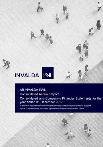 Miniature Invalda INVL, AB Rapport annuel 2017