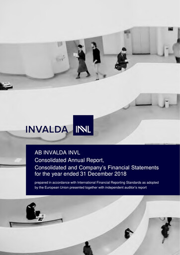 Miniature Invalda INVL, AB Rapport annuel 2018