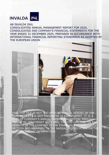 Miniature Invalda INVL, AB Rapport annuel 2024