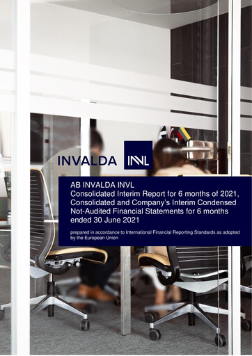 Miniature Invalda INVL, AB Rapport semestriel 2021-h1