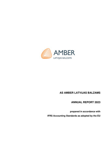 Vorschaubild AS Amber Latvijas balzams Jahresbericht 2023