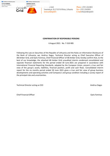 Vorschaubild AB Amber Grid Halbjahresbericht 2021-h1