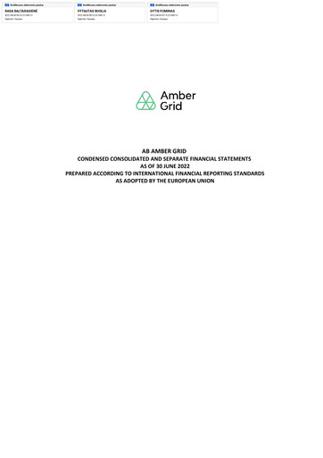 Vorschaubild AB Amber Grid Halbjahresbericht 2022-h1