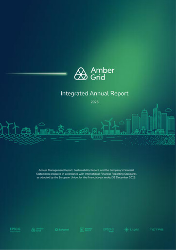 Vorschaubild AB Amber Grid Integrierter Bericht 2025