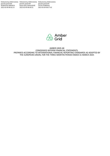 Thumbnail AB Amber Grid Quarterly Report 2025-q1