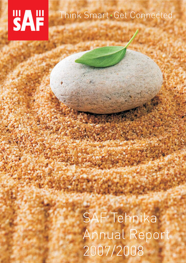 Thumbnail SAF Tehnika A/S Annual Report 2007-2008