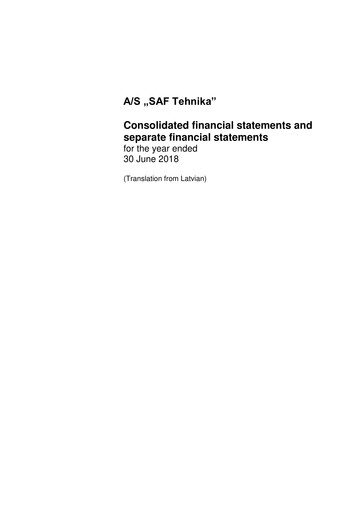 Thumbnail SAF Tehnika A/S Annual Report 2017-2018