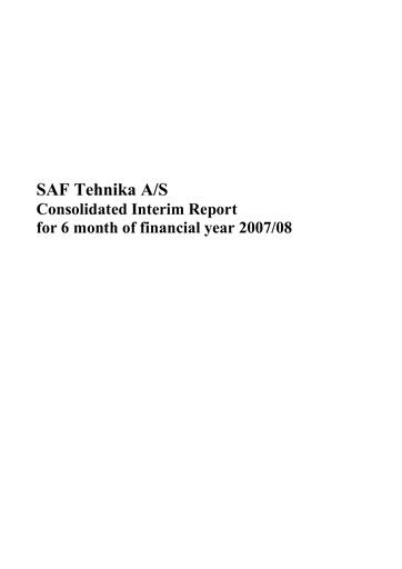 Thumbnail SAF Tehnika A/S Half-year Report 2007-2008-h1