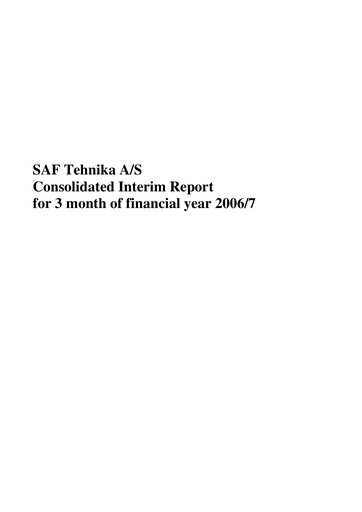 Thumbnail SAF Tehnika A/S Quarterly Report 2006-2007-q1