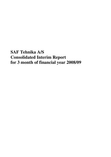 Thumbnail SAF Tehnika A/S Quarterly Report 2008-2009-q1