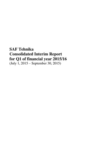 Thumbnail SAF Tehnika A/S Quarterly Report 2015-2016-q1