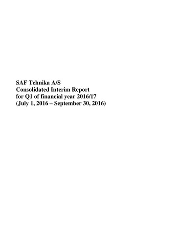 Thumbnail SAF Tehnika A/S Quarterly Report 2016-2017-q1