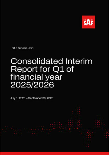 Thumbnail SAF Tehnika A/S Quarterly Report 2025-2026-q1