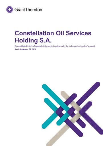 Thumbnail Constellation Oil Services Holding Quarterly Report 2020-q3