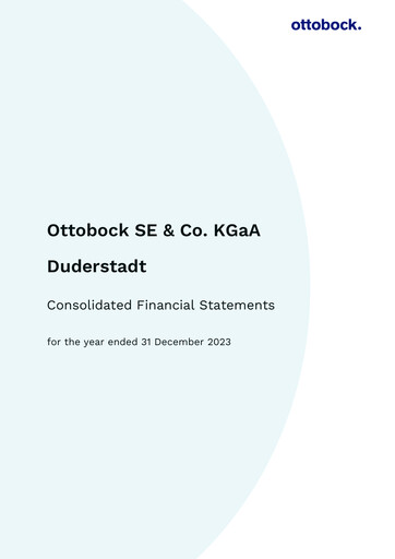 Thumbnail Ottobock Financial Statement 2023
