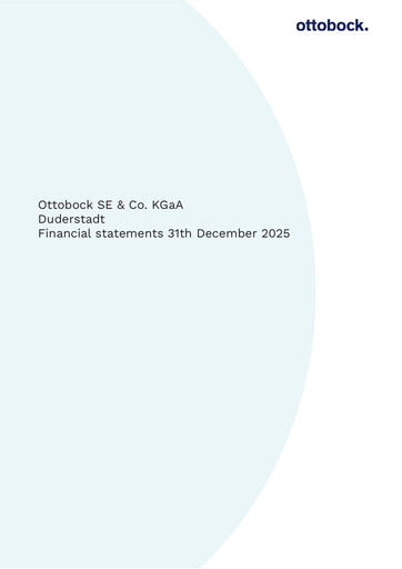 Thumbnail Ottobock Financial Statement 2025