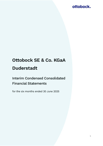 Thumbnail Ottobock Half-year Report 2025-h1