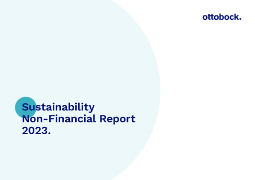 Vorschaubild Ottobock Nachhaltigkeitsbericht 2023