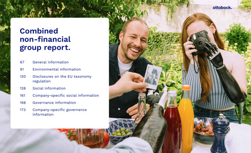 Vorschaubild Ottobock Nachhaltigkeitsbericht 2025