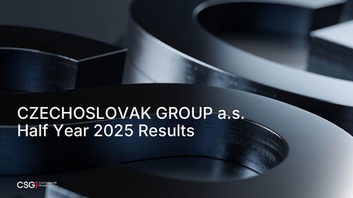 Thumbnail CSG N.V. (The Czechoslovak Group) Half-year Report 2025-h1