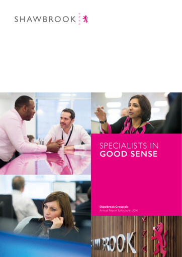 Thumbnail Shawbrook Group PLC Annual Report 2016